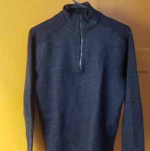 Smartwool Merino Sweater 1/4 Zip Grey